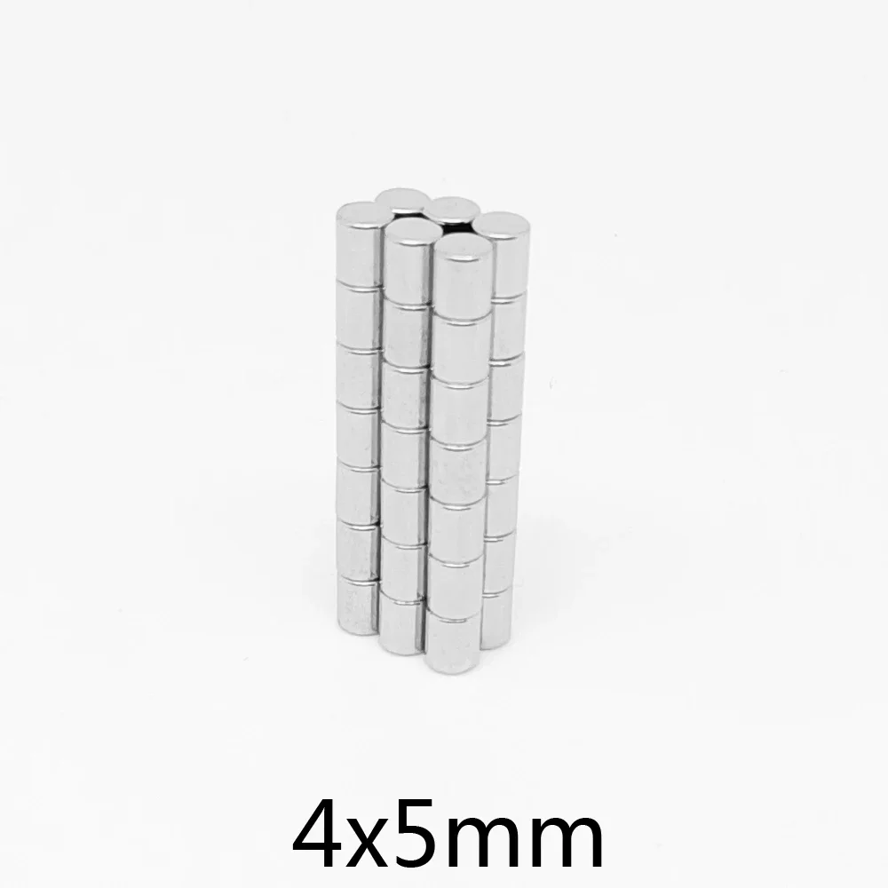 4x5 мм мощные магниты диск 4 мм x 5 мм маленький круглый магнит 4x5 мм для домашних холодильников, офисов DIY 4*5