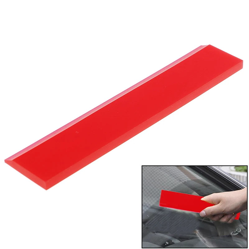 1PC Red Scraper Car Window Squeegee Glass Auto Water Vinyl Blade Scraper Home Wrap Tools Office Tint Wiper