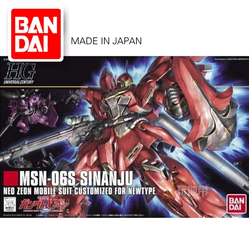 

Original BANDAI Model PB HG 1/144 MSN-06S SINANJU Mobile Suit Assemble Model Action Figures