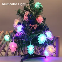 2pcslot 102040led christmas tree pine cone led lights string battery operated fairy lights garlands wedding party decoration