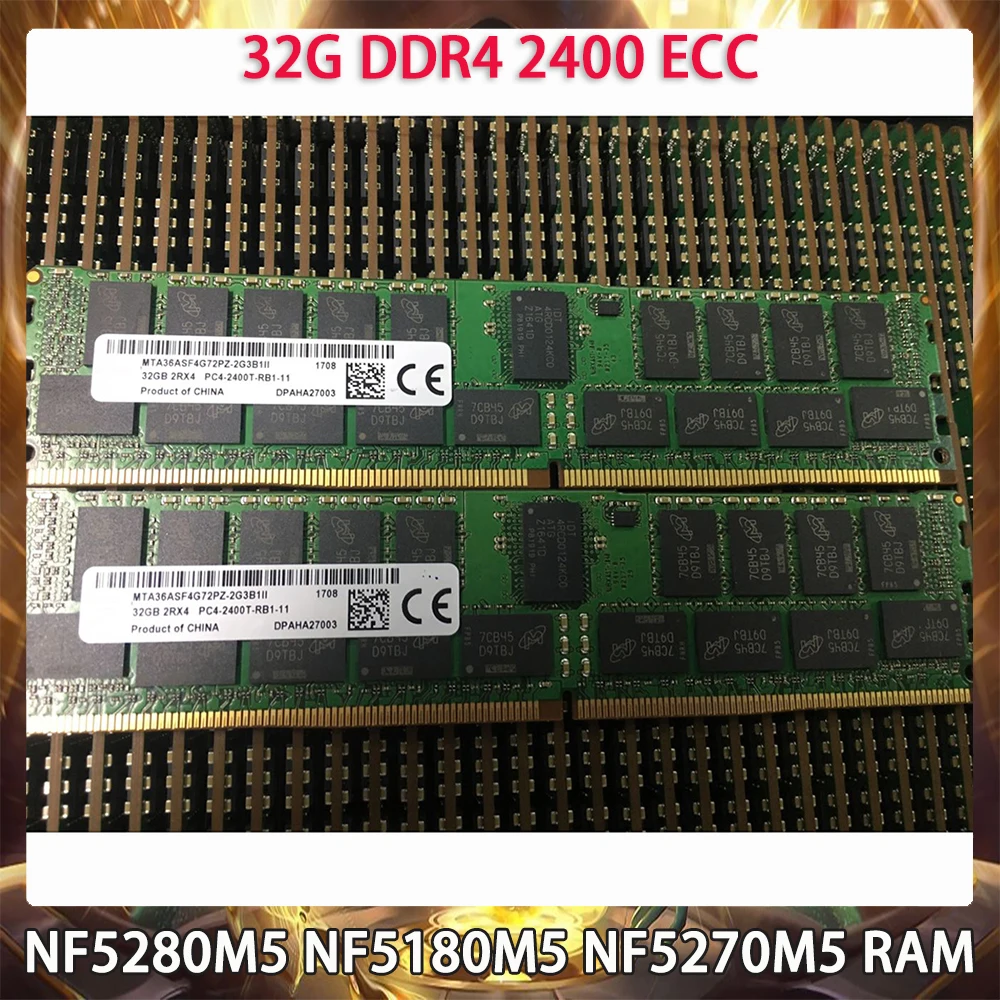 

RAM For Inspur NF5280M5 NF5180M5 NF5270M5 32GB 32G DDR4 2400 ECC Server Memory Works Perfectly Fast Ship High Quality