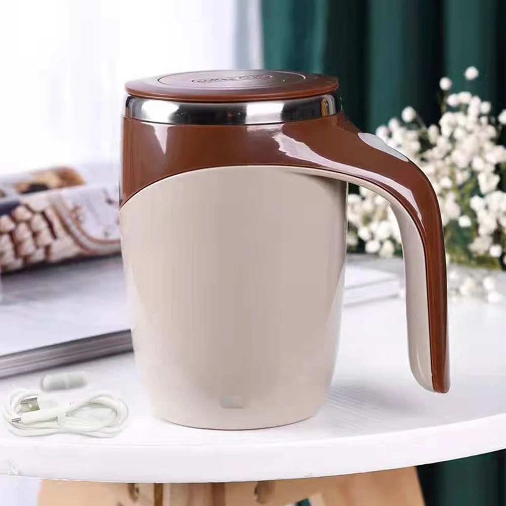 Automatic Stirring Cup Magnetic Mug Stainless Steel Coffee M