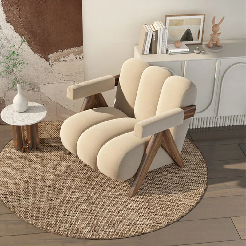 

Arm Nordic Living Room Chairs Design Sofa Hotel Modern Comfy Living Room Chairs Bedroom Lazy Fauteuil Salon Modern Furniture QF