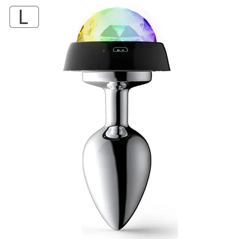 Voice-activated LED Anal plug Goods For Couples Erotic Games Vaginal Decoration Anal Dildo/Dilator/Stuff/Expander BDSM Butt Plug