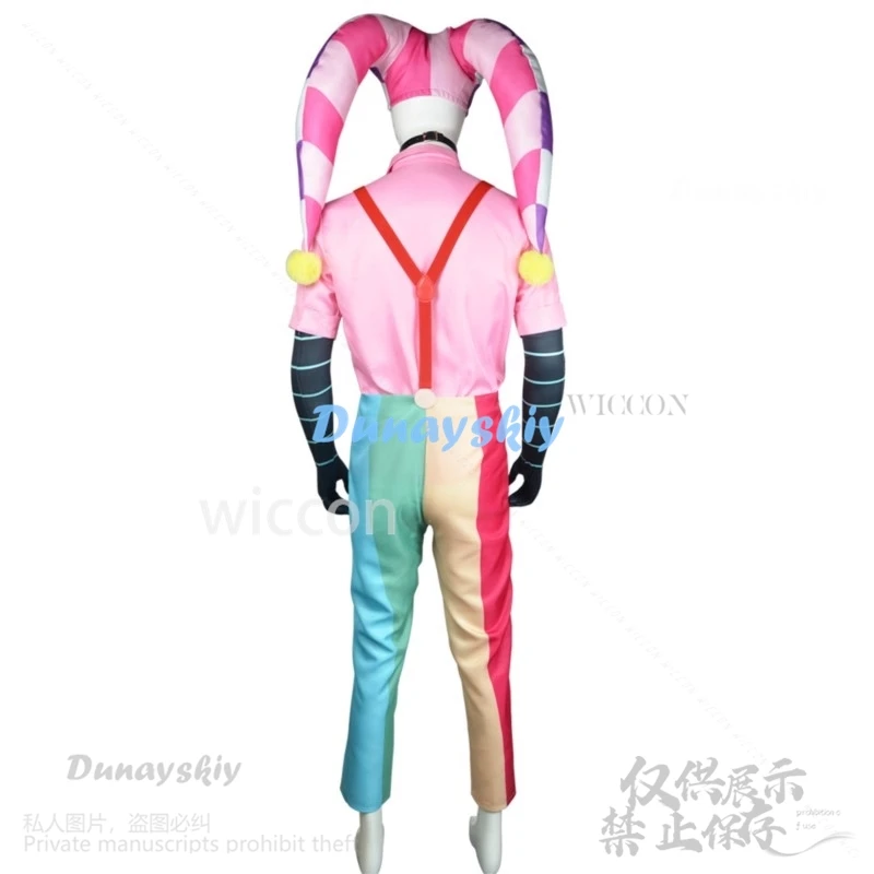 Аниме мультфильм Helluvaa косплей Fizzarolli костюм униформа комбинезоны шляпа спальные