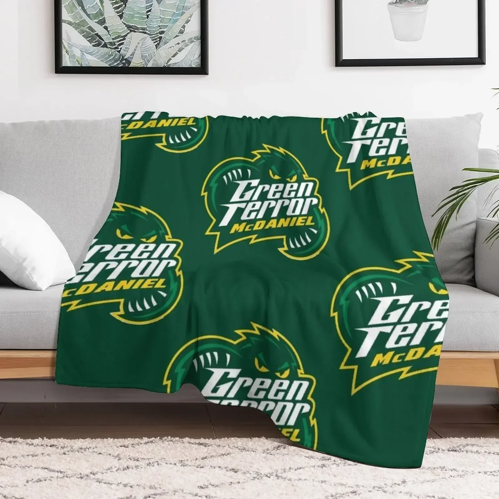 Одеяло Mc D Green T Team одеяла для диванов фланелевые