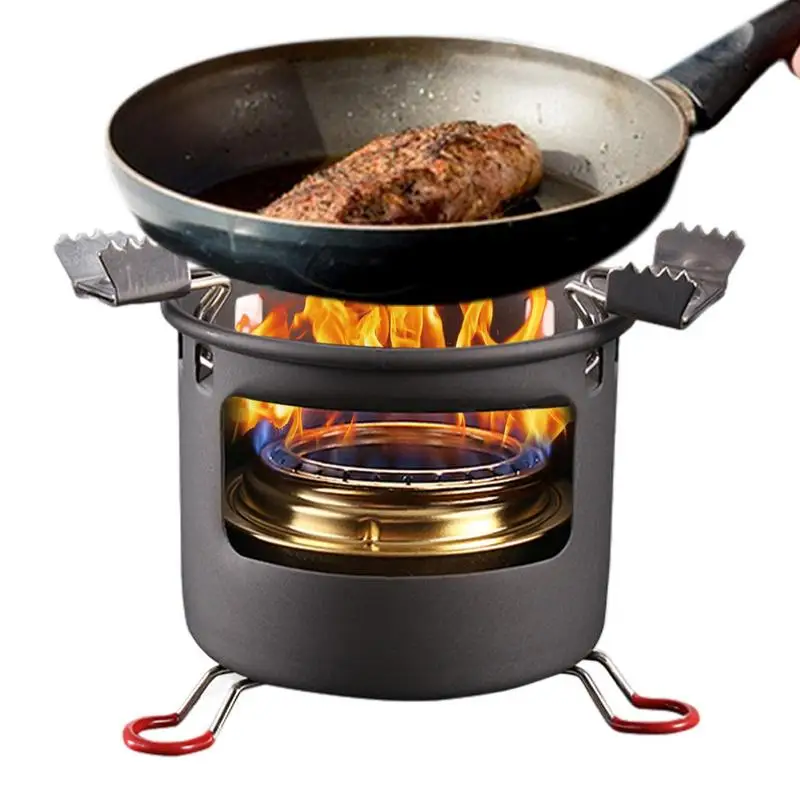 

Портативная туристическая горелка, уличная ветрозащитная горелка для приготовления пищи, кемпинга, печи для пешего туризма