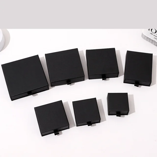 

Набор из 50 оранжевых бумажных шкатулок для ювелирных изделий SheepSew 9*9*3.2 см