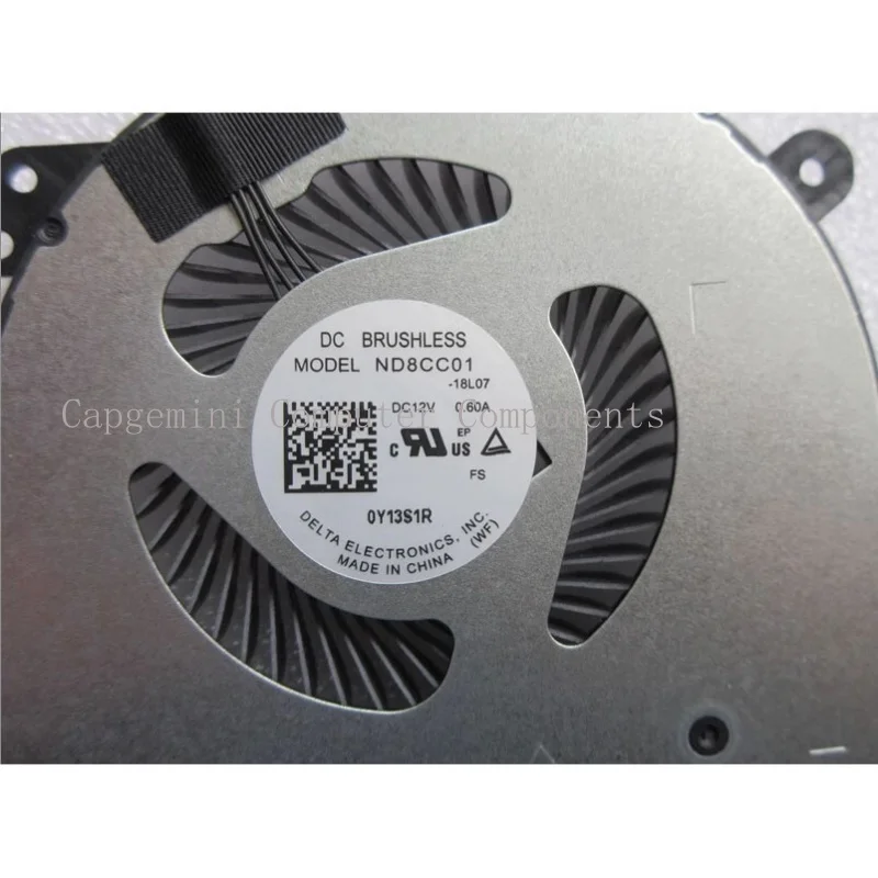 Новый вентилятор охлаждения процессора и графического DC12V для ноутбука HP Omen 15-DH