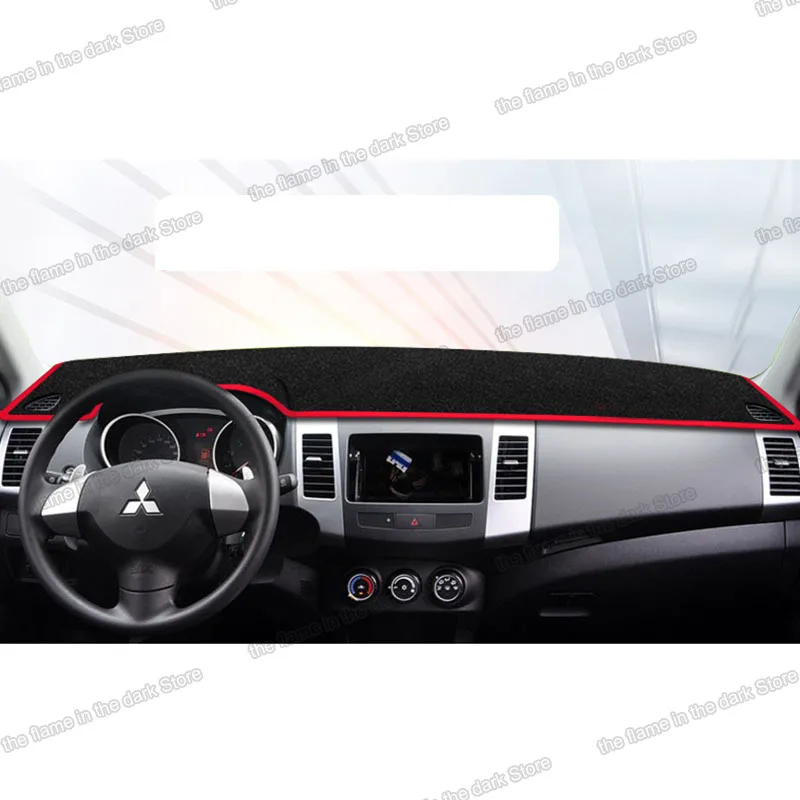 

Автомобильный коврик dasbhoard для mitsubishi outlander xl 2006 2007 2008 2009 2010 2011 2012, аксессуары для интерьера, нескользящий коврик