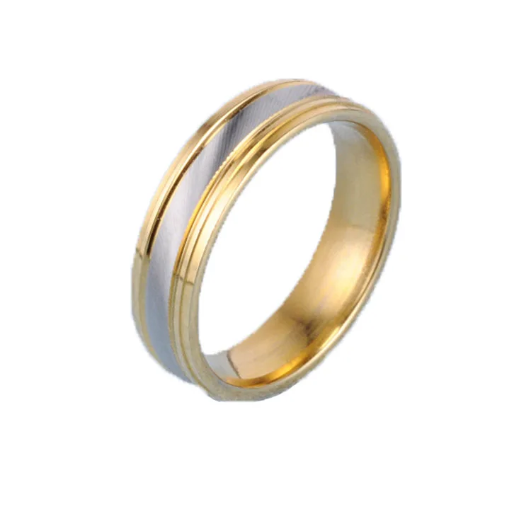 

Корейские модные 30 шт./лот Высококачественные позолоченные кольца из нержавеющей стали в полоску ювелирные изделия для женщин и мужчин веч...