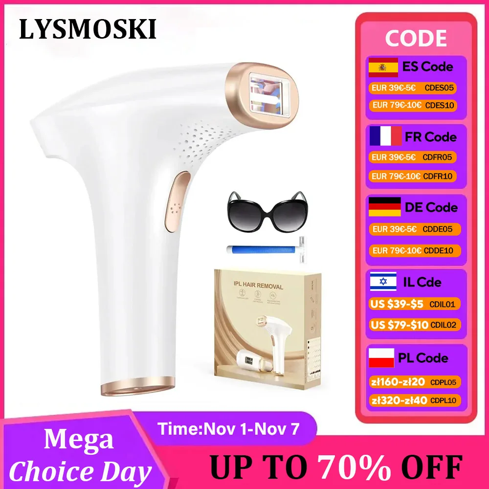 Устройство Для Лазерной Эпиляции IPL Постоянный Домашний Эпилятор Мужчин И Женщин