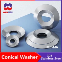 flat gasket washers concave and convextapered conical bowl type conical washers countersunk head bolt washers gasket 304