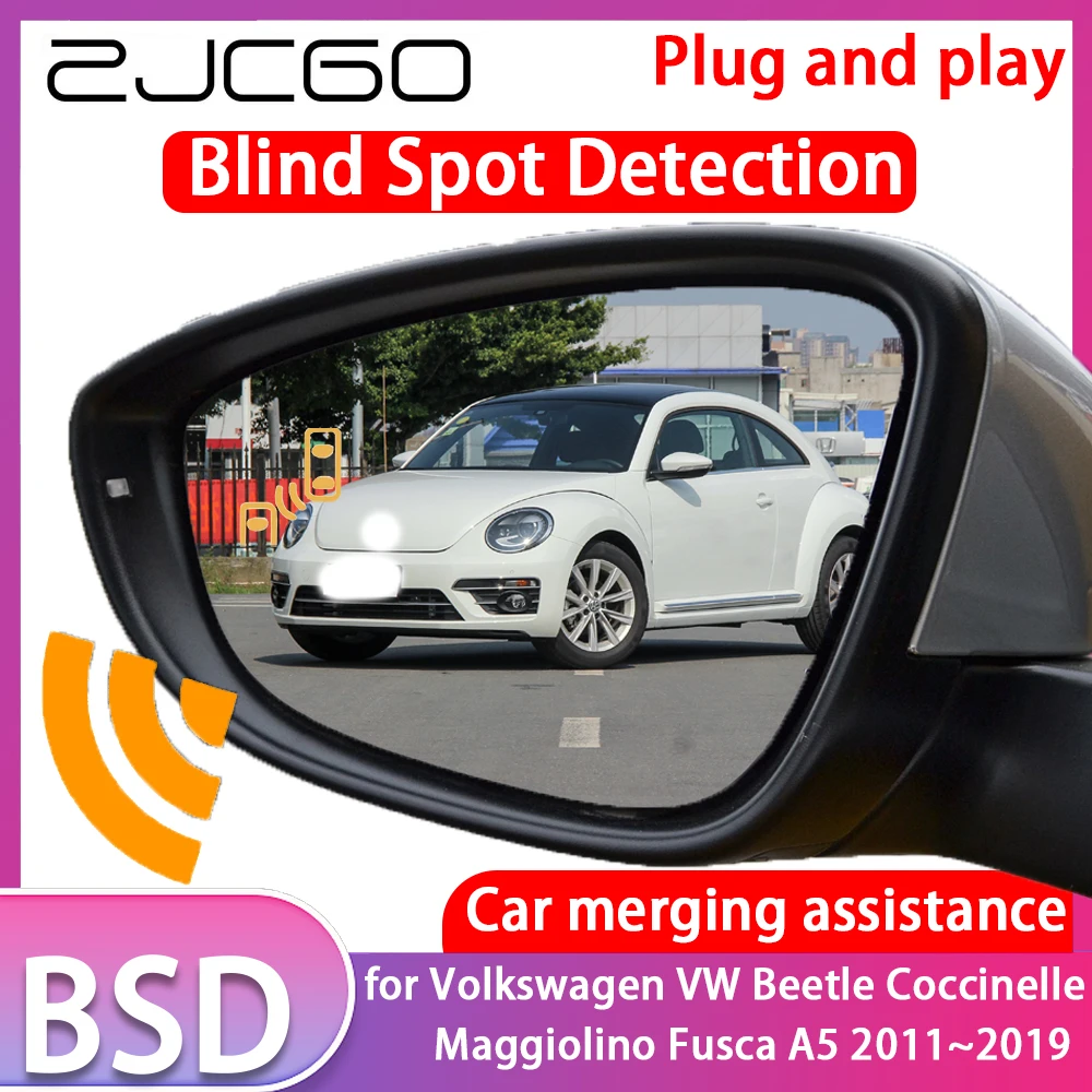 Для Volkswagen VW Beetle Coccinelle Maggiolino Fusca A5 Обнаружение слепых зон автомобиля BSD BSA BSM Система