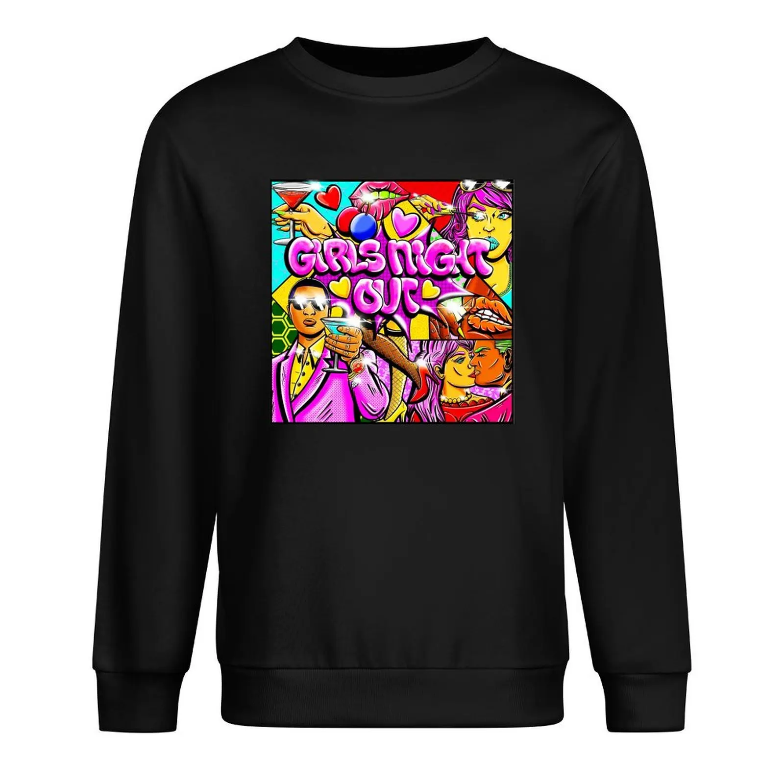 Пуловер с капюшоном Night Out Babyface для девочек одежда в стиле аниме мужская