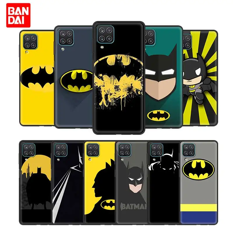 

Hot Batman Logo Case for Samsung Galaxy A12 A02 A02s A21s A22 A32 A51 A52 A72 4G 5G Black Capa Cover Soft Funda Capinha Silicone