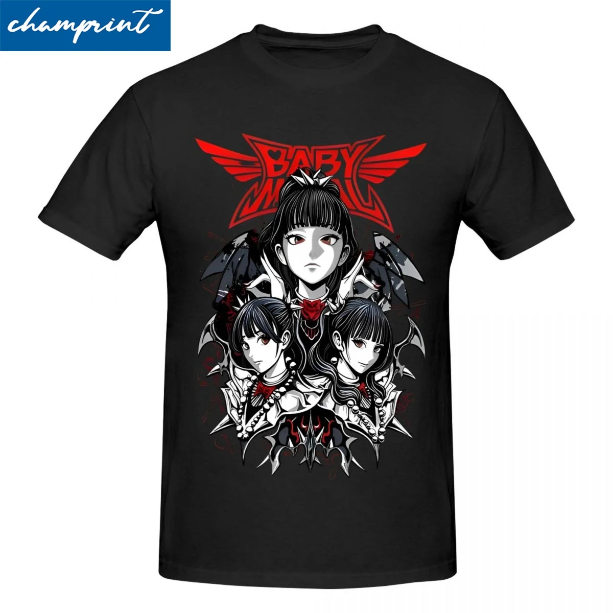 Детская Металлическая футболка мужская хлопковая одежда забавная металлическая