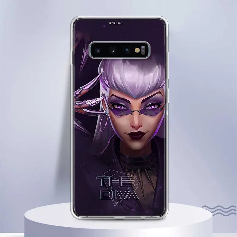 Чехол для телефона League Hero Games Akali из мягкого силикона для Samsung Galaxy S23 S22 Ultra S21 S20 FE S10 Plus S10E S9 S8 + S7 Edge.