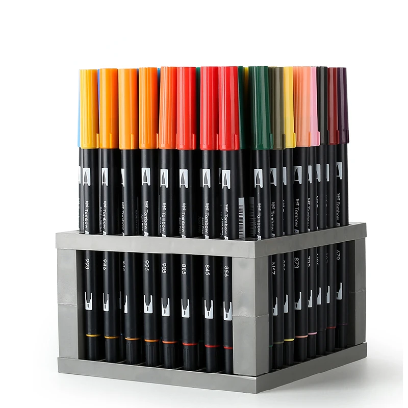 

Dual Water Brush Pen Fine Tip Pen Professional Calligraphy Art Marker Pen For Card Making