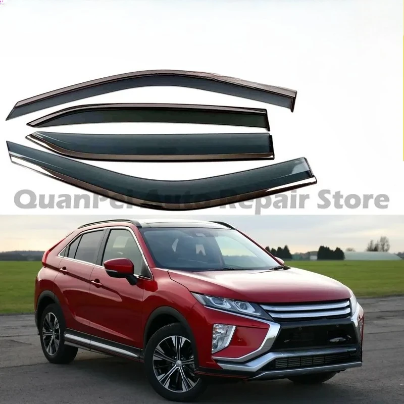 Фото Для Mitsubishi Yige 2018-2019: Дефлекторы окон (ветровики) для защиты от дождя, накладки на двери, автомобильный внешний декор №3