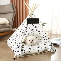 dogs kennel cats kennel pet cats tent cushion warm in winter removable cat house kittens tent furniture accessories big bed