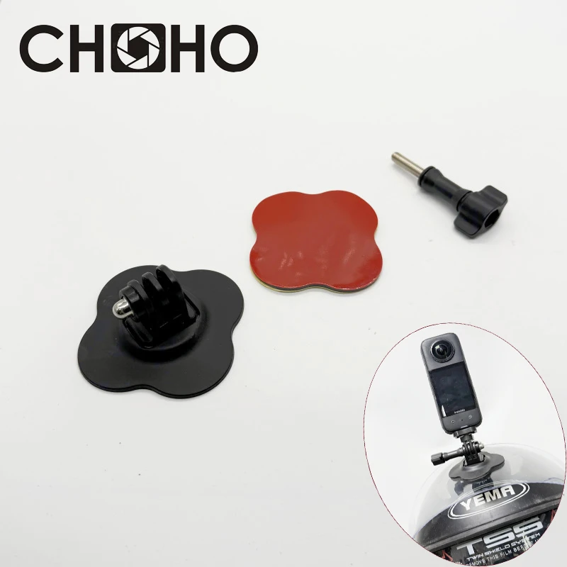 Фото Аксессуары для Gopro, крепление на шлем, наклейка на голову для верховой езды, наклейка Vlog для Go Pro Hero 11 12 13 DJI OSMO Action 5 3, камера Insta360 X4 №1