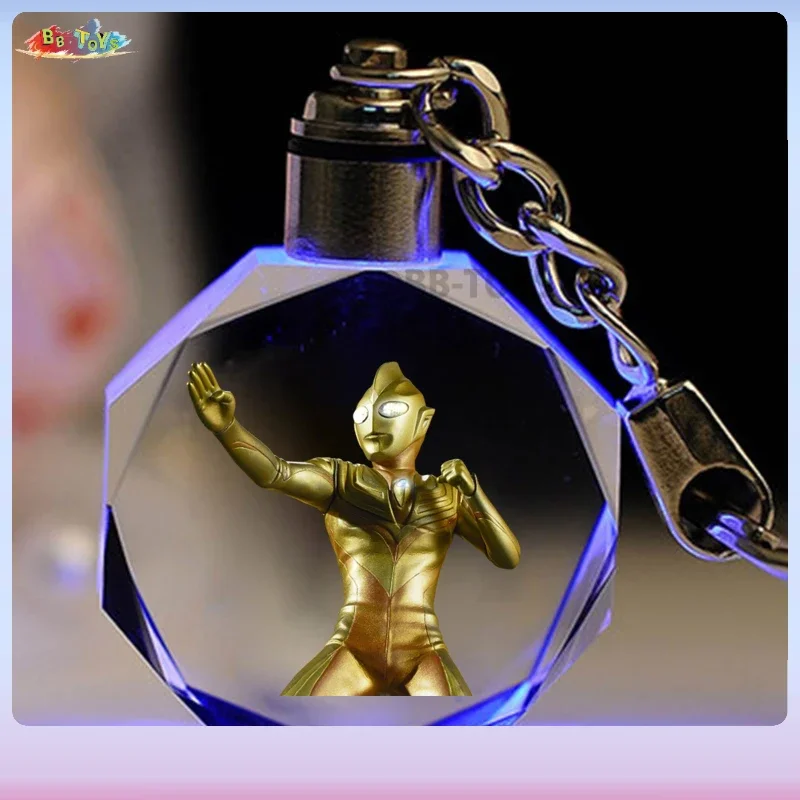 В наличии серия Ultraman золотая тига милая кукла кулон аниме-фигурка брелок с