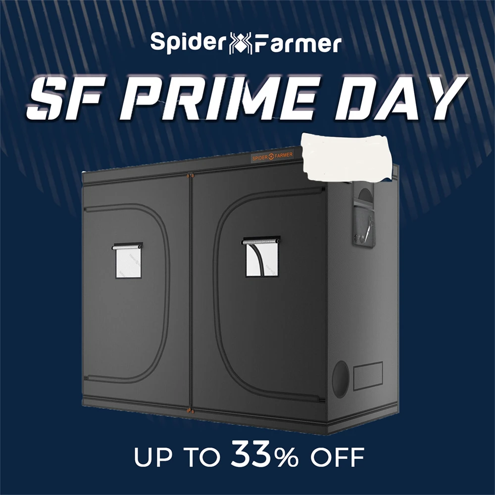 Spider Farmer SF300X150X200CM 10X5X6.5FT  Grow Tent Reflective Mylar 1680D Oxford Cloth Indoor Hydroponics Home Box For Plants