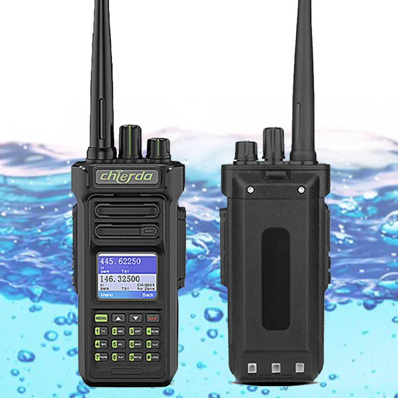 

Рация ПМР IP67, водонепроницаемый высокомощный радиоприемник 10 Вт, двухдиапазонный для HD1, радиостанции дальнего действия 10 км