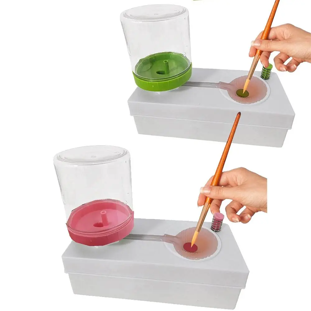 

New Art Supplies Cleaning Tool Brush Washer Calligraphy Water-Based Paint Brush Cleaner Brush Rinser