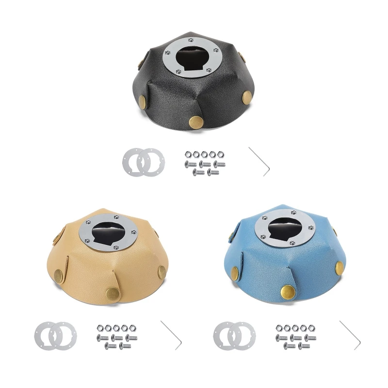 

Кожаный чехол-абажур складной для наружной прочной наружной лампы заменяемый удобный и практичный фонарь