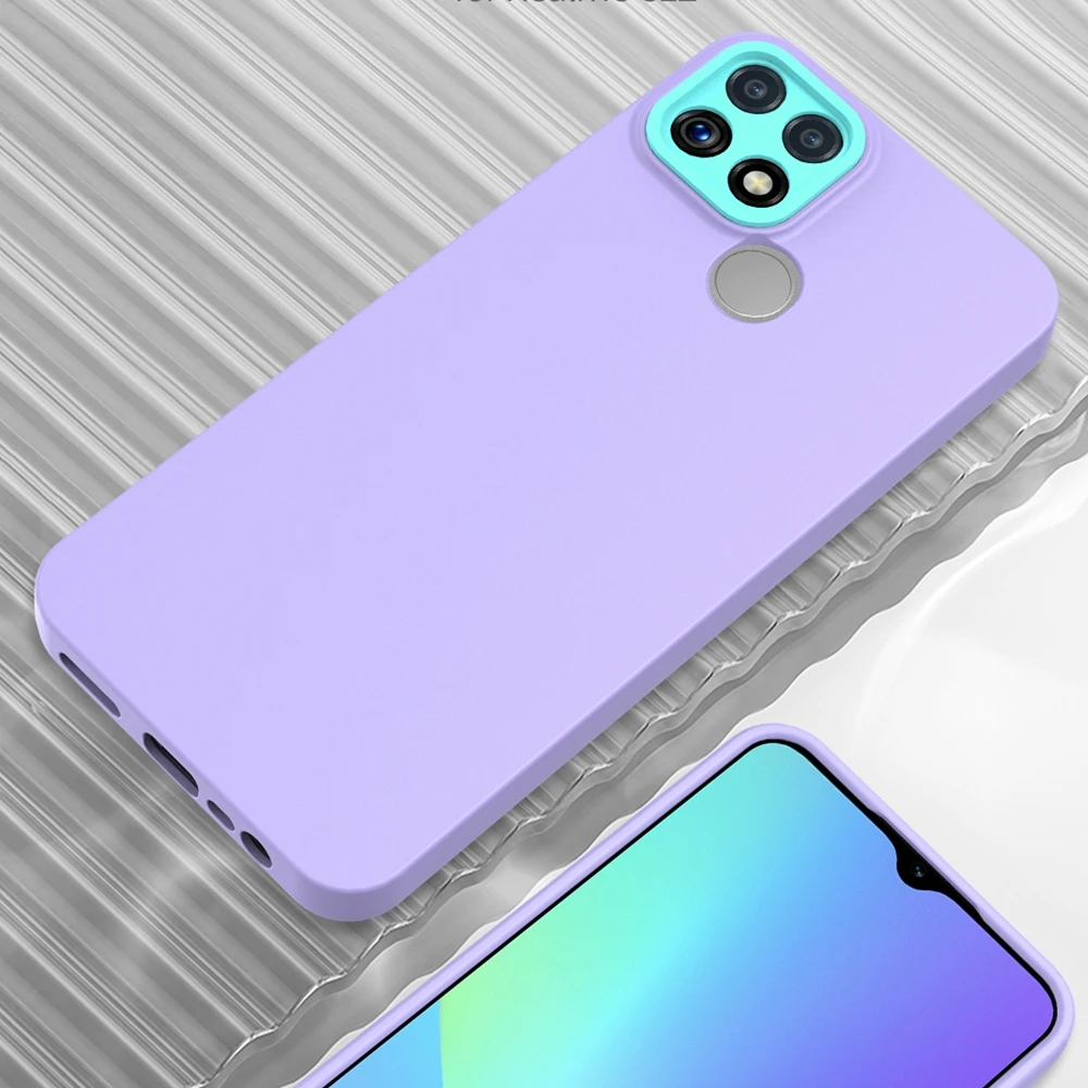 

Силиконовый чехол для телефона Realme NARZO 30A, чехол для OPPO Realme C25S C15 C12, роскошный чехол-бампер контрастных цветов для мужчин и женщин
