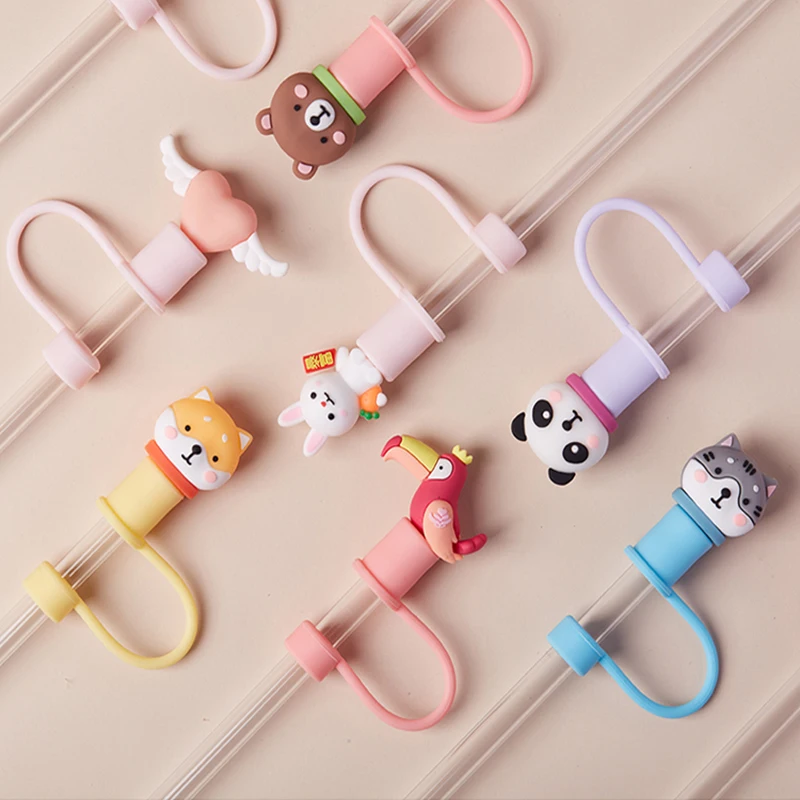 Симпатичные соломенные колпачки в виде клубники для Кубка Стэнли 40 унций