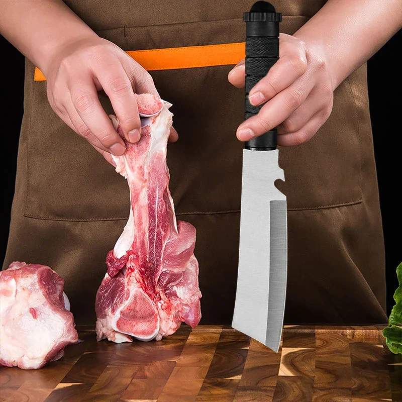 Многофункциональные кухонные ножи из нержавеющей стали нож для мясника молоток