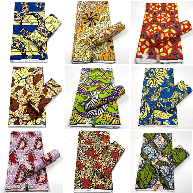 

Guaranteed Veritable African Real Wax Prints Fabric Ghana Style Ankara Wax Tissu Pagne 100%Cotton Soft Design Nigeria Wax Fabric