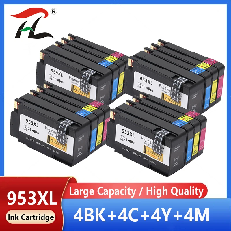 

953XL Ink Cartridges Replacement for HP 953 XL Compatible with HP Officejet Pro 7720 7730 7740 8710 8715 8718 8720 Peinter