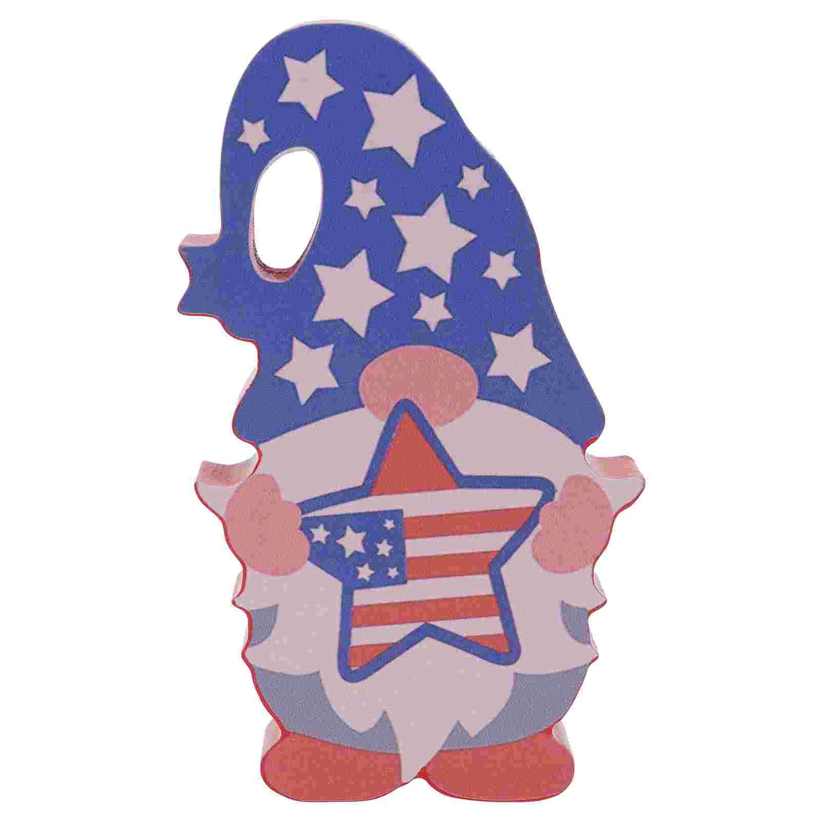 

American Flag Decor Small Dining Table Decor Gnome Figurines Toys Dolls Swedish Gnome Dolls Household Independence Day Ornament