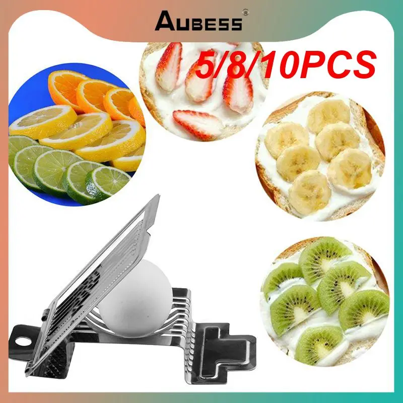 

5/8/10PCS Sectioner Molds Stainless Steel Multifunctional Egg Slicer Luncheon Meat Portable Eggs Tools Kitchen Accessories Tools