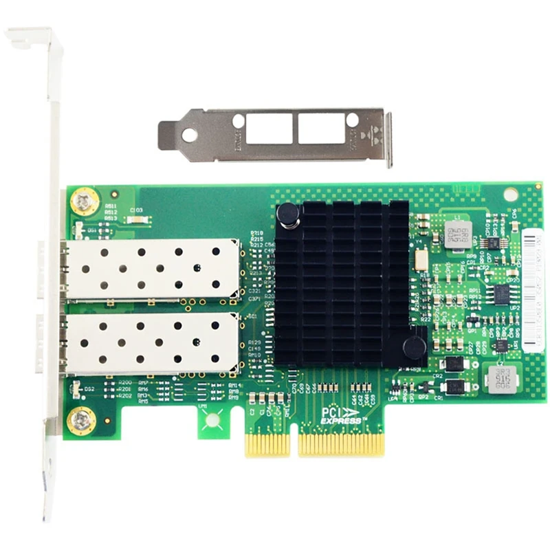 

Hot-I350AM2 Chip PCI-Ex4 1000Mbps Gigabit Dual Port Fiber Optic Network Card Server For Desktop I350-2SFP/F2