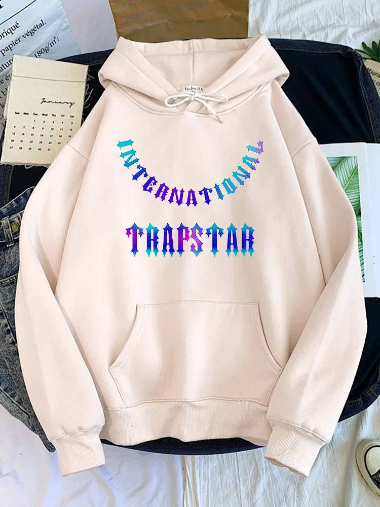 

Трапециевидная толстовка с нанокристаллами, Женская толстовка с лондонским принтом, модная Осенняя женская спортивная одежда с капюшоном ...