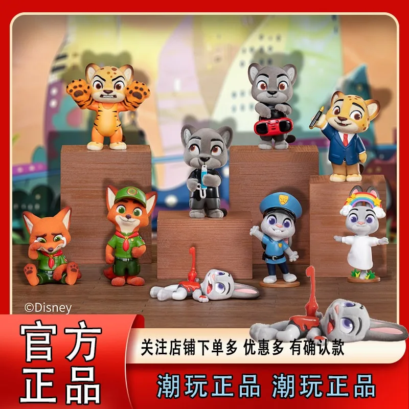 Фото НОВИНКА TOPTOY: Фигурки-сюрпризы Zootopia, коллекционные аниме-игрушки Kawaii, серия Zootropolis «Детская фотостудия», подарочные наборы-сюрпризы №2