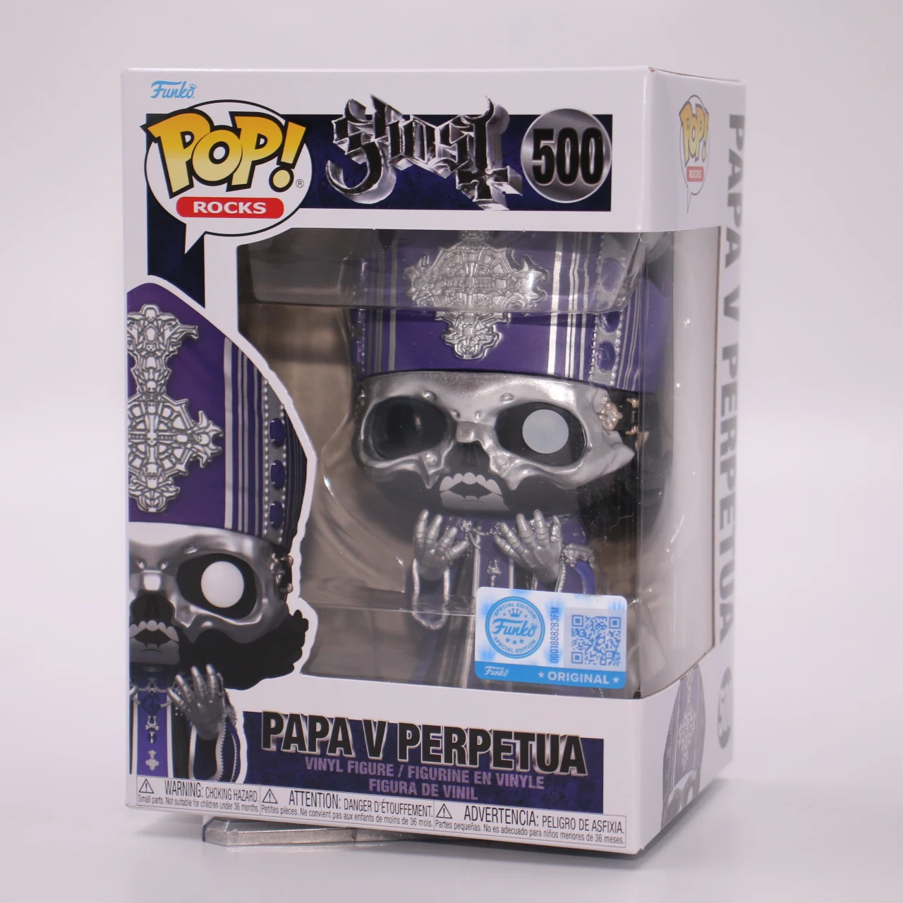 Фото Оригинальные фигурки Funko Pop Rocks # Коллекционная виниловая фигурка группы Papa V Perpetua Ghost, музыкальная игрушка-подарок, модель-украшение, в наличии (500 шт.) №2