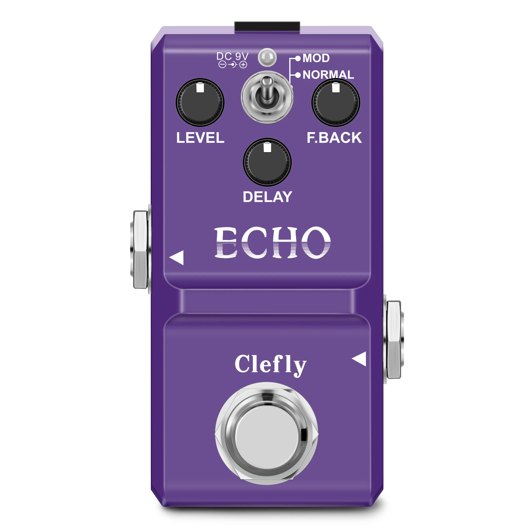 Фото Педаль эффектов clefley LN-314, для электрогитары Nano ECHO, компактный размер, True Bypass №4