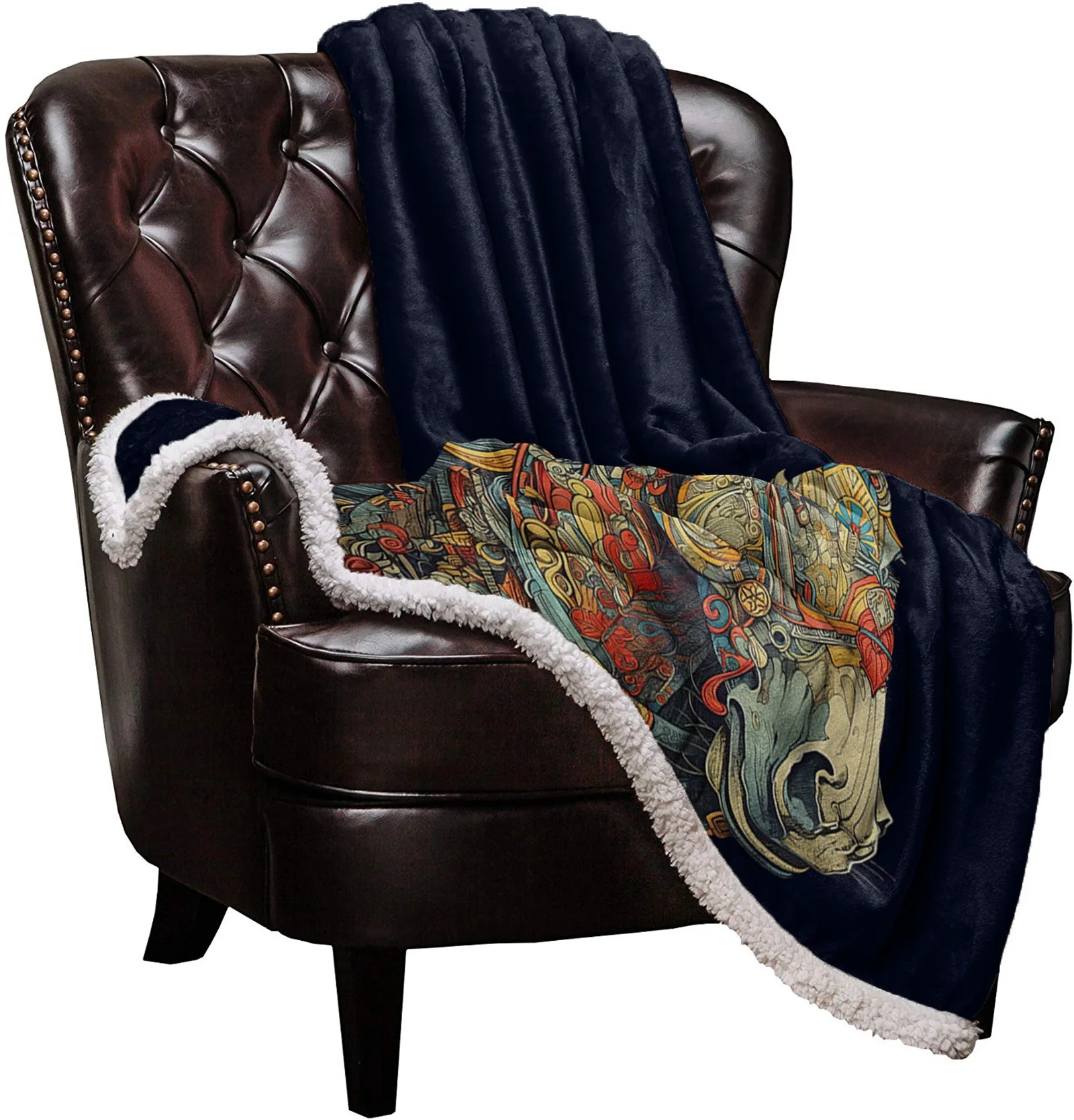 Винтажные одеяла с цветами и лошадью зимнее теплое кашемировое одеяло офисное