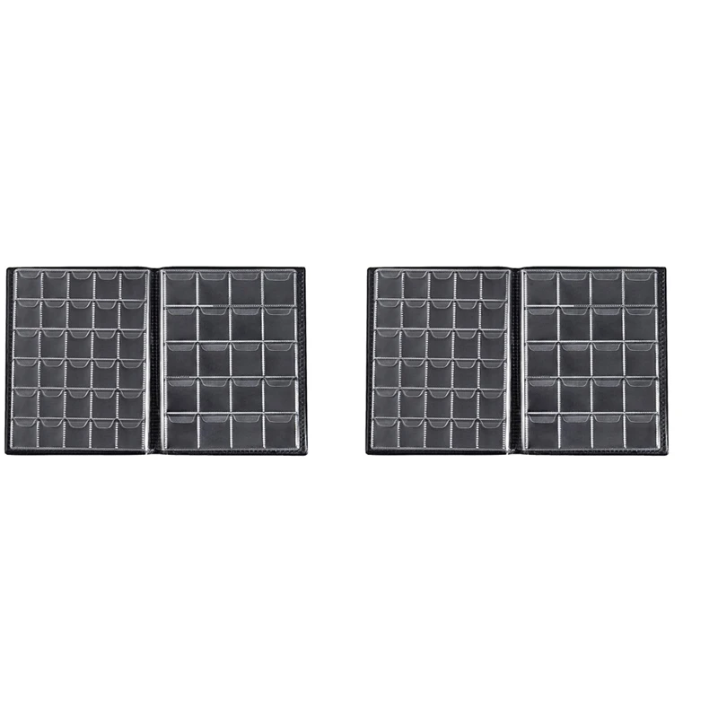 

2X 250 Pocket Coin Collection Album Coin Storage Album Coin Storage Storage Book For Commemorative Coin Storage