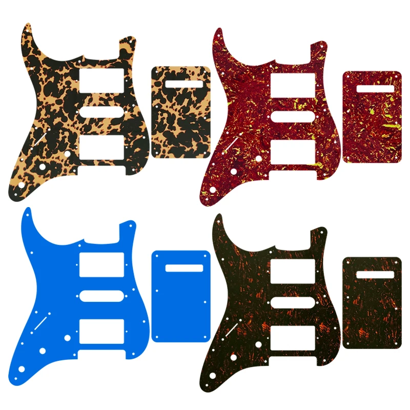 

Guitar Parts -For Left Handed USA Strat 72'11 Screw Hole Standard PAF Humbcker HSH Guitar Pickguard & Back Plate Scratch Plate