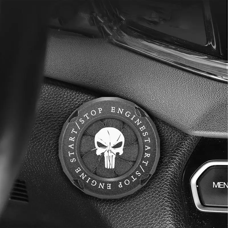 

Car Engine Start Button Cover Car Rotating One-Key Start Button Cover Universal Anti-Scratch Ignition Decorative Protection Ring