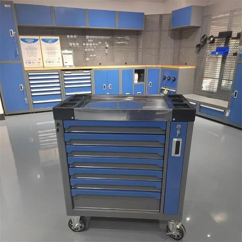 Столешница для инструментов автомобильная из нержавеющей стали семиуровневый