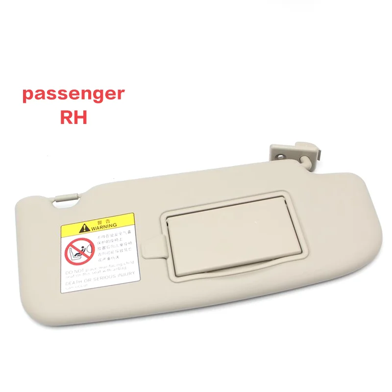 

Автомобильный солнцезащитный козырек подходит для Nissan Qashqai 2016 2017 2018 2019 2020 2021 2022 Серые левые и правые солнцезащитные козырьки с зеркалом для макияжа