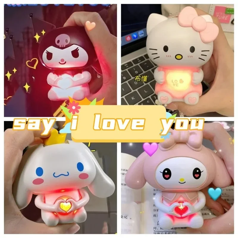 Sanrio аниме исповедь Cinnamoroll Kuromi говорящая я люблю тебя Hello Kitty подарок на день